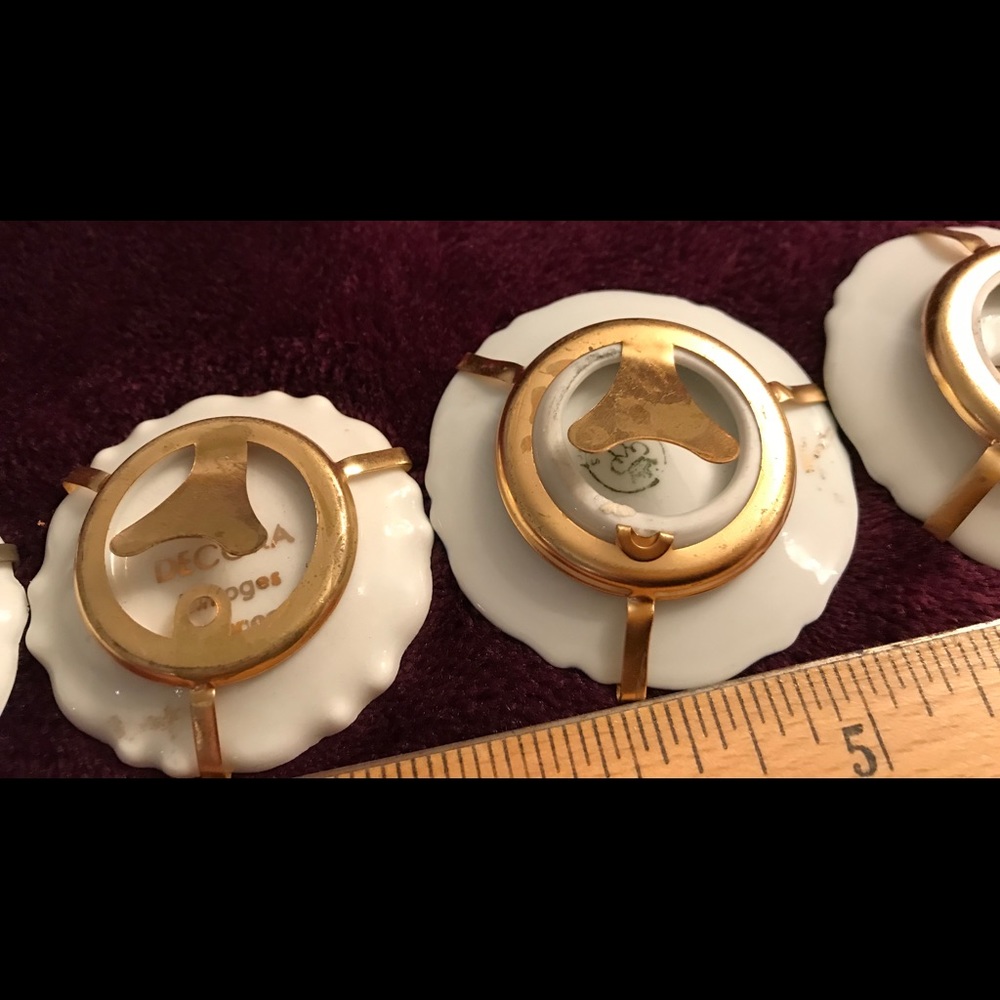 Miniature plates with stands. Limoges Decora - Picture 12 of 12